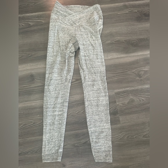 PINK Victoria's Secret Pants - Victoria Secret PINK - grey marbled leggings - crossover front - size small